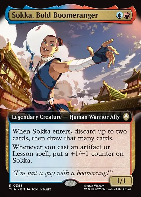 Sokka, Bold Boomeranger · Avatar: The Last Airbender 383/394