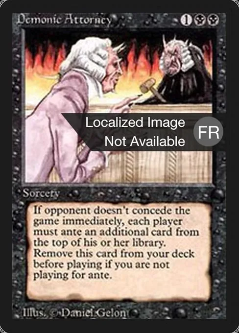 Demonic Attorney · Foreign Black Border 103/307