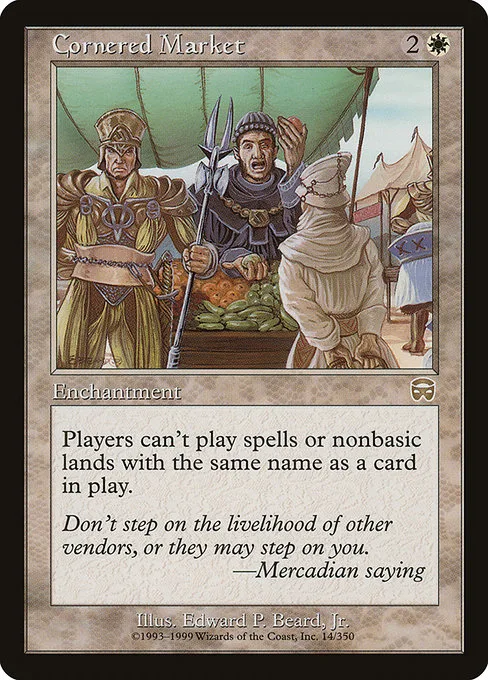 Cornered Market · Mercadian Masques 14/350