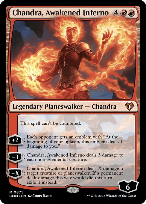 Chandra, Awakened Inferno · Commander Masters 875/1067