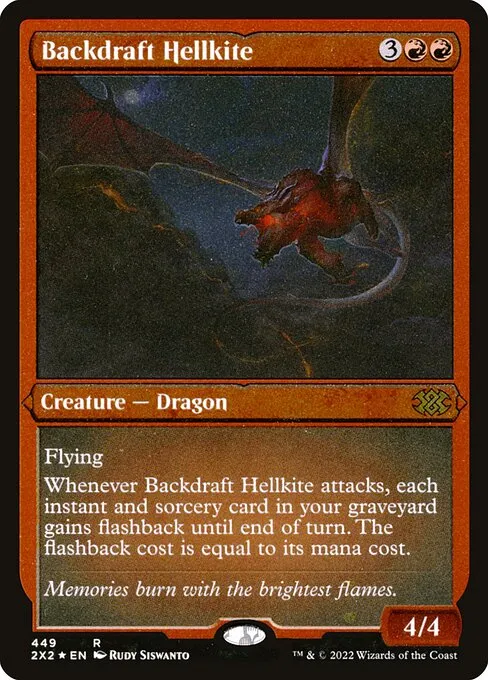 Backdraft Hellkite · Double Masters 2022 449/579