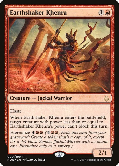 Earthshaker Khenra · Hour of Devastation 90/209
