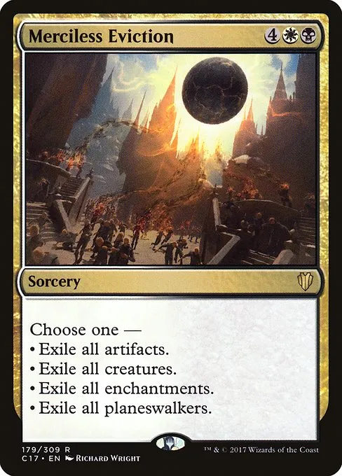 Merciless Eviction · Commander 2017 179/309