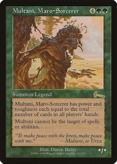Multani, Maro-Sorcerer · Urza's Legacy 107/143