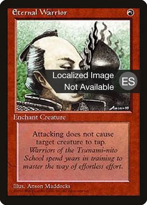 Eternal Warrior · Fourth Edition Foreign Black Border 190/378
