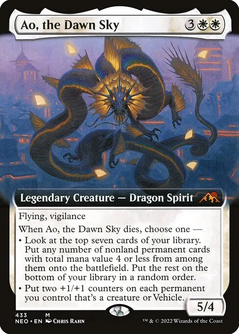 Ao, the Dawn Sky · Kamigawa: Neon Dynasty 433/531