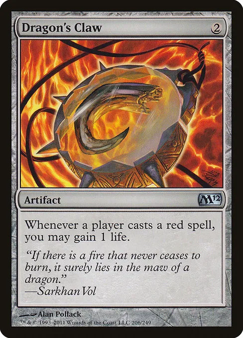Dragon's Claw · Magic 2012 206/249
