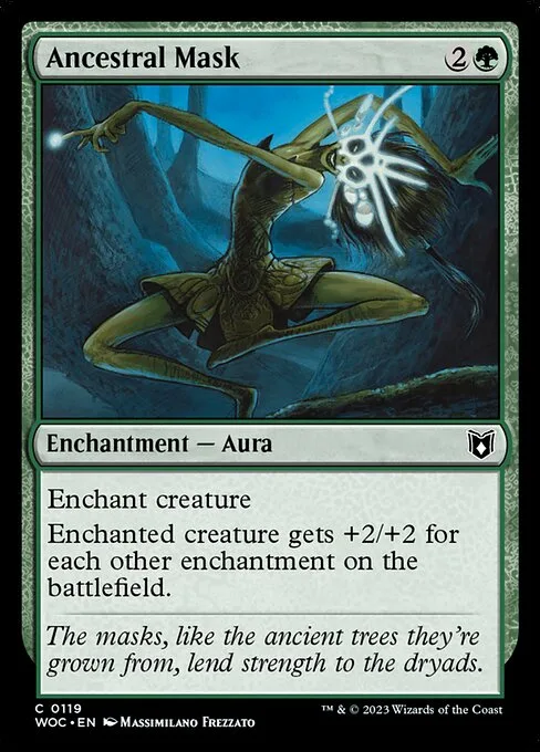 Ancestral Mask · Wilds of Eldraine Commander 119/173