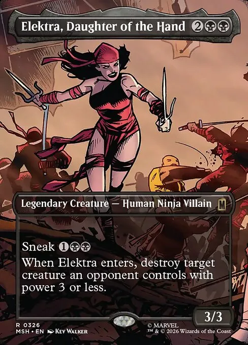 Elektra, Daughter of the Hand · Marvel Super Heroes 326/24