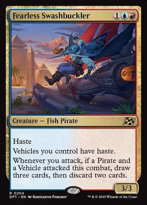 Fearless Swashbuckler · Aetherdrift 204/553