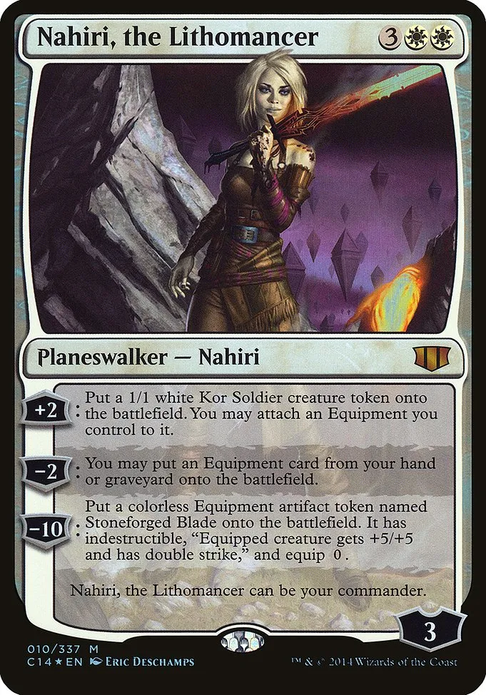 Nahiri, the Lithomancer · Commander 2014 Oversized 10/5