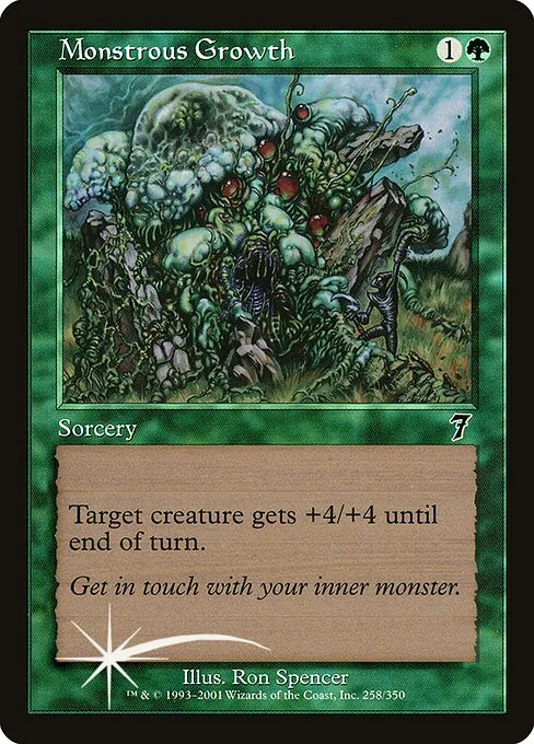 Monstrous Growth · Seventh Edition 258★/708
