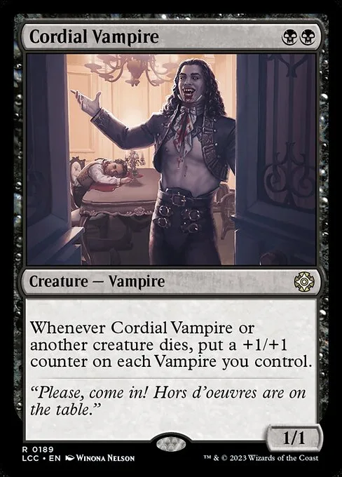 Cordial Vampire · The Lost Caverns of Ixalan Commander 189/370