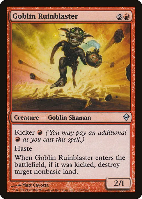 Goblin Ruinblaster · Zendikar 127/269