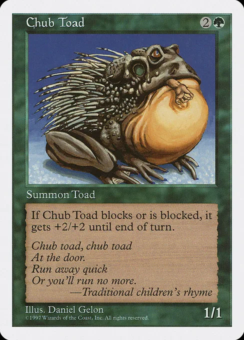 Chub Toad · Fifth Edition 283/460