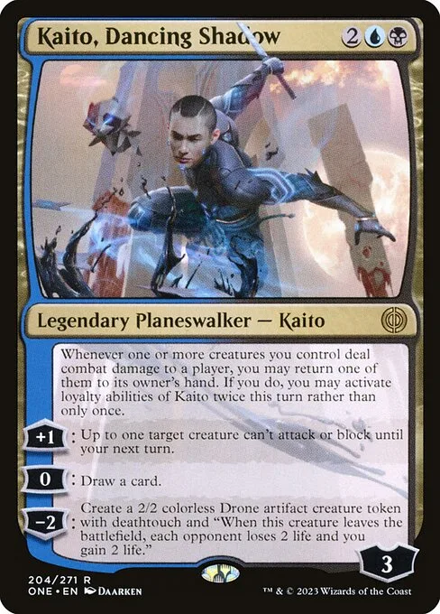 Kaito, Dancing Shadow · Phyrexia: All Will Be One 204/479