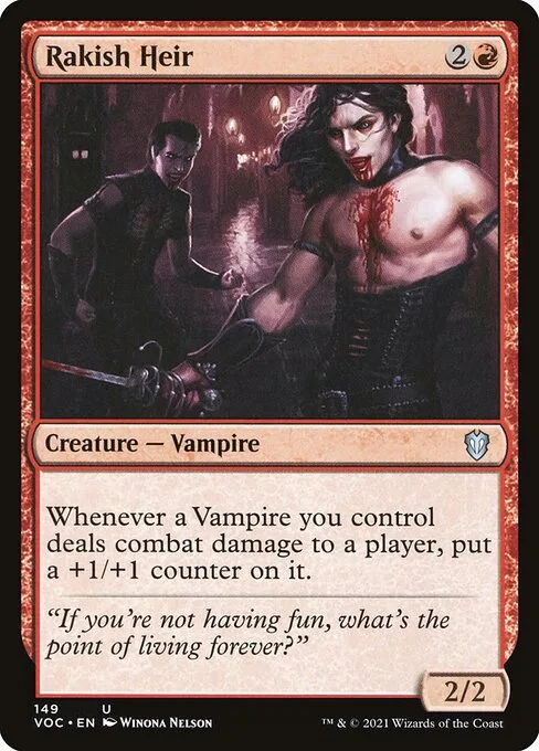 Rakish Heir · Crimson Vow Commander 149/188