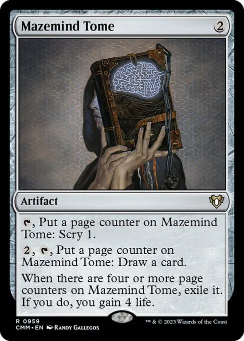 Mazemind Tome · Commander Masters 959/1067