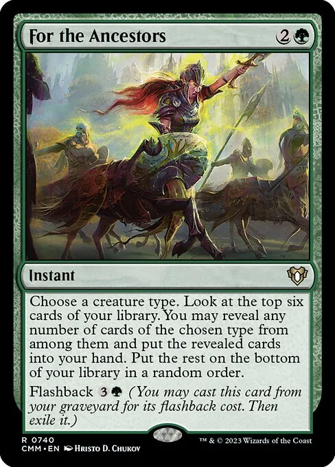 For the Ancestors · Commander Masters 740/1067