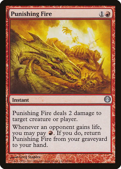 Punishing Fire · Duel Decks: Knights vs. Dragons 66/81