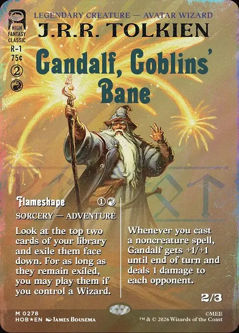 Gandalf, Goblins' Bane // Flameshape · The Hobbit 278/39