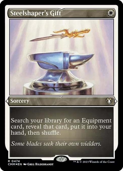 Steelshaper's Gift · Commander Masters 474/1067