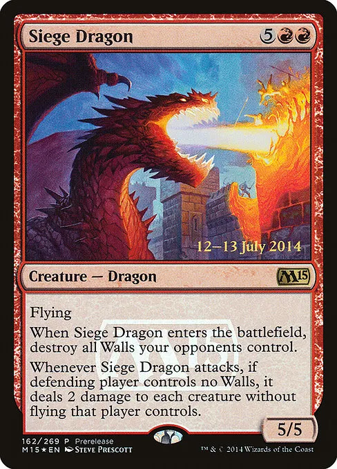 Siege Dragon · Magic 2015 Promos 162/14