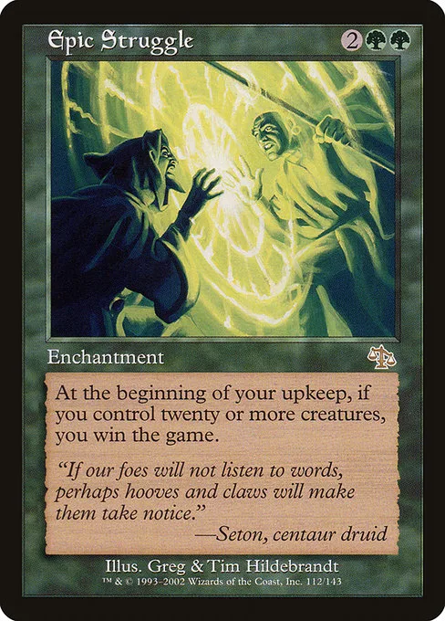 Epic Struggle · Judgment 112/143