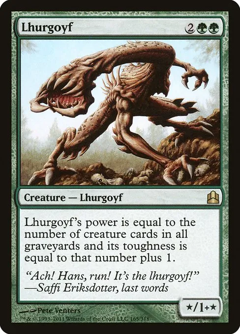 Lhurgoyf · Commander 2011 165/318