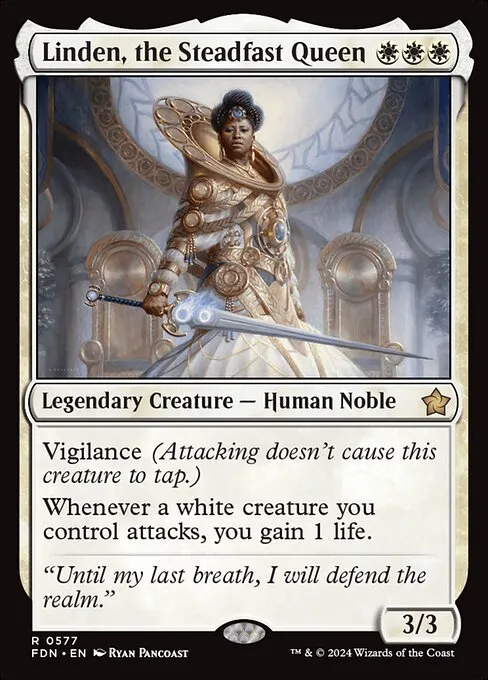 Linden, the Steadfast Queen · Foundations 577/771