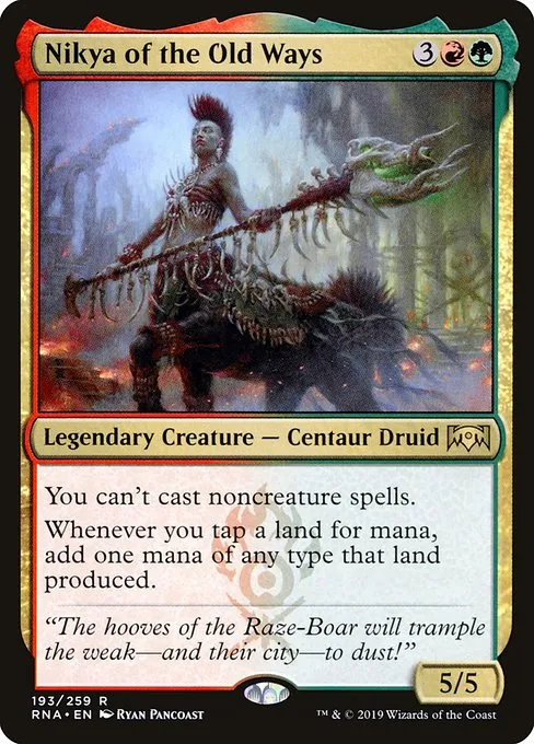 Nikya of the Old Ways · Ravnica Allegiance 193/273