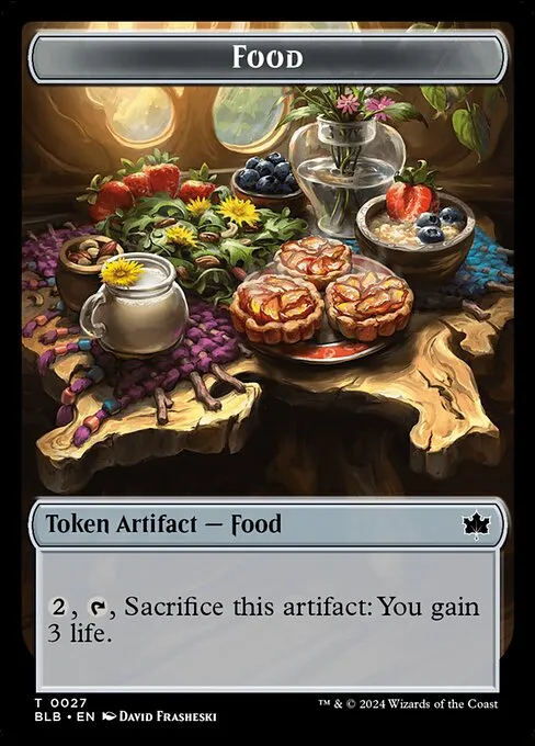 Food · Bloomburrow Tokens 27/30