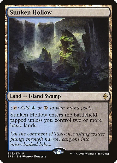 Sunken Hollow · Battle for Zendikar 249/299