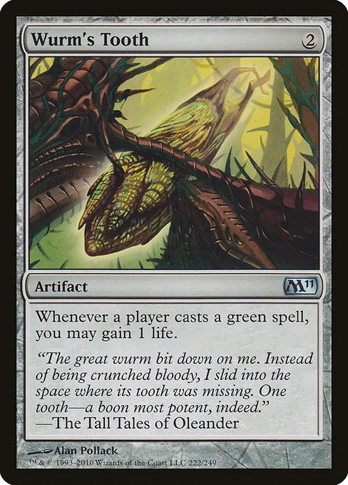 Wurm's Tooth · Magic 2011 222/249