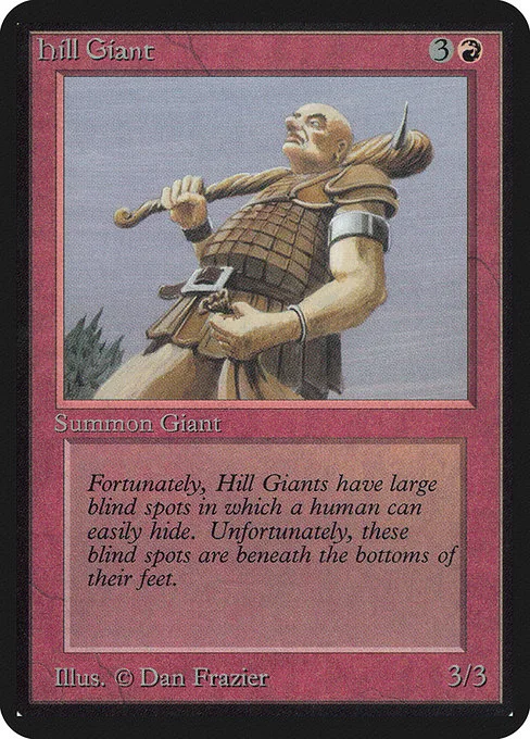 Hill Giant · Limited Edition Alpha 157/295