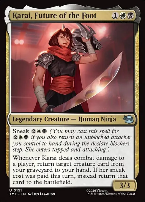 Karai, Future of the Foot · Teenage Mutant Ninja Turtles 151/320