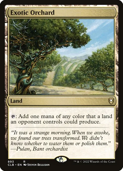Exotic Orchard · Commander Legends: Battle for Baldur's Gate 893/936
