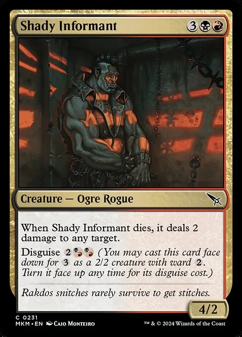 Shady Informant · Murders at Karlov Manor 231/451