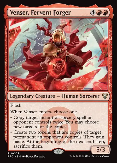 Venser, Fervent Forger · Reality Fracture Commander 9/2