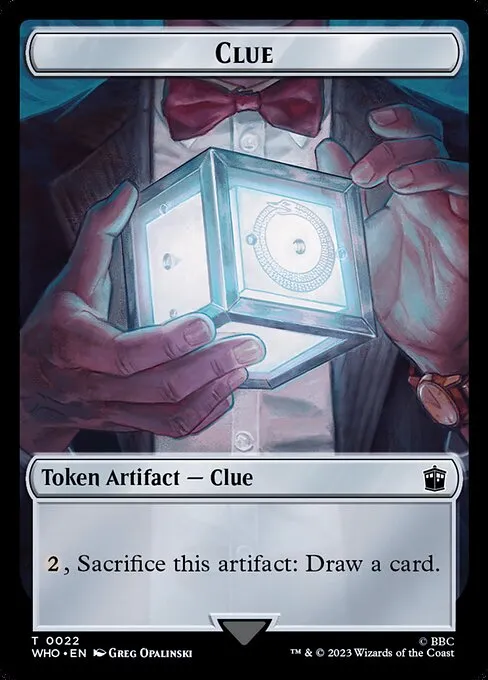 Clue · Doctor Who Tokens 22/64