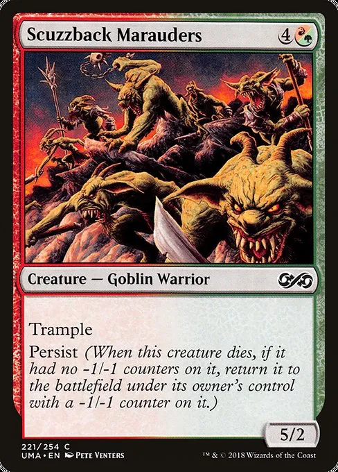 Scuzzback Marauders · Ultimate Masters 221/254