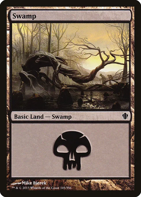 Swamp · Commander 2013 345/356