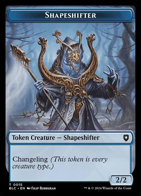 Shapeshifter · Bloomburrow Commander Tokens 15/41