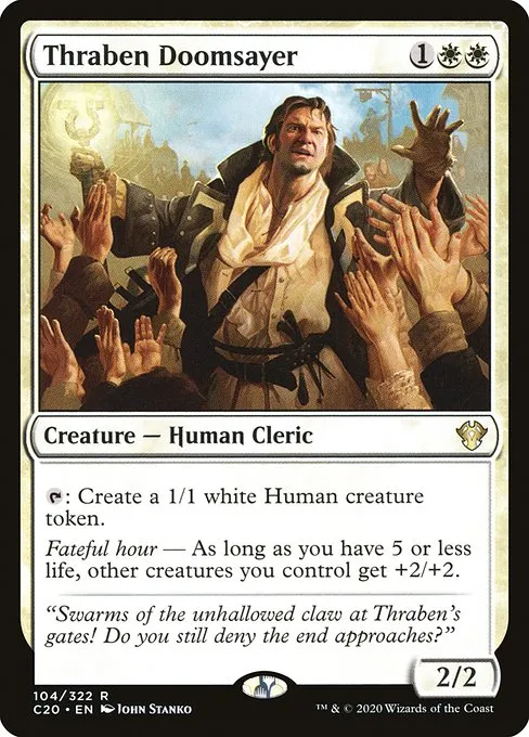 Thraben Doomsayer · Commander 2020 104/322