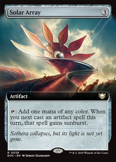 Solar Array · Edge of Eternities Commander 38/191