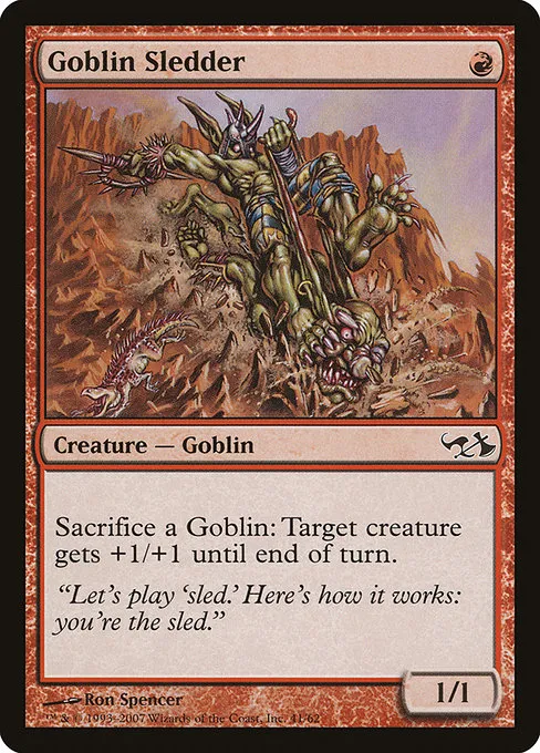 Goblin Sledder · Duel Decks: Elves vs. Goblins 41/62
