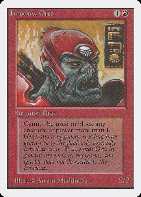 Ironclaw Orcs · Unlimited Edition 160/302