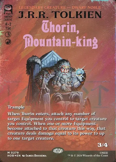 Thorin, Mountain-king · The Hobbit 279/39