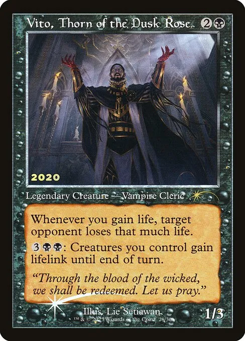 Vito, Thorn of the Dusk Rose · 30th Anniversary Play Promos 28/30