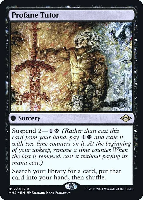 Profane Tutor · Modern Horizons 2 Promos 97s/86